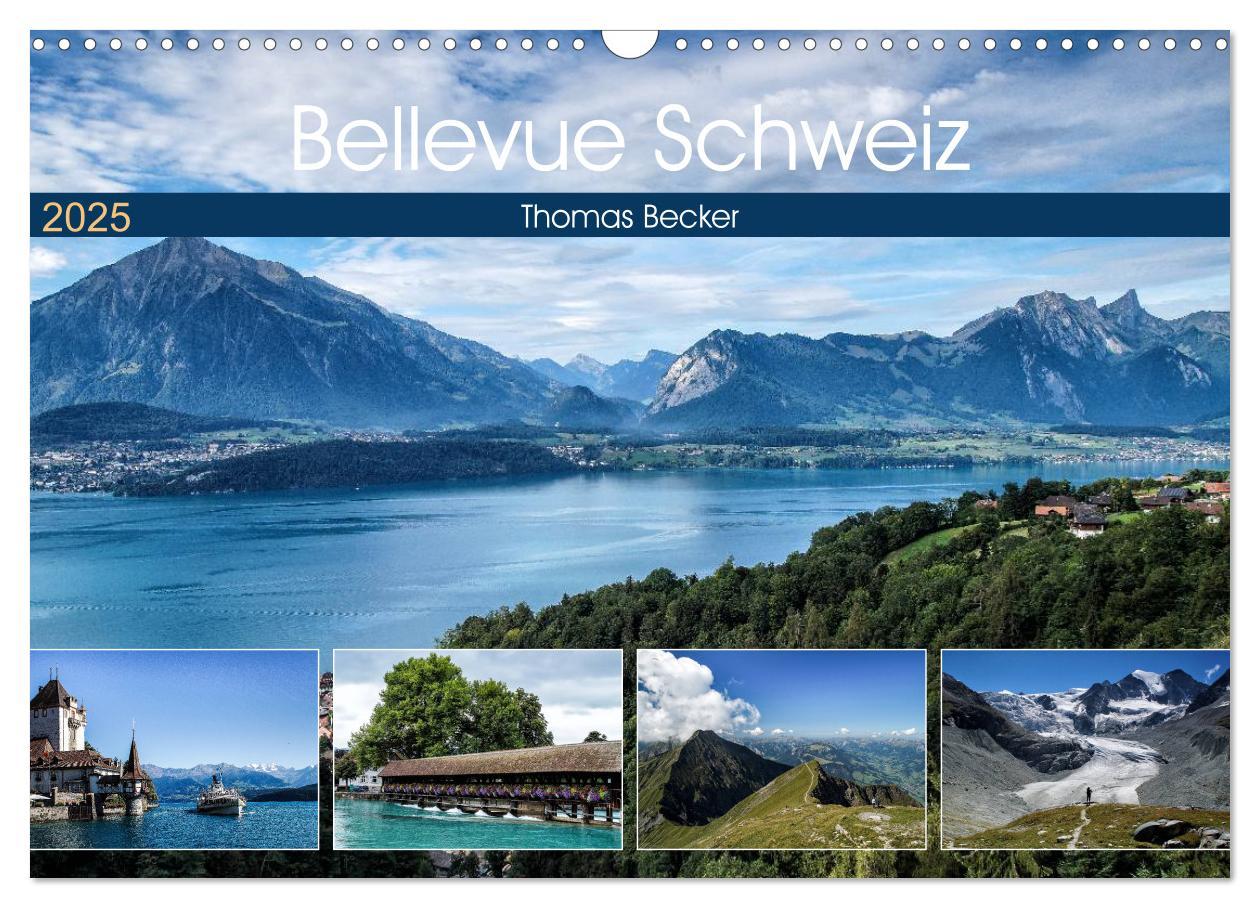 Cover: 9783435467334 | Bellevue Schweiz (Wandkalender 2025 DIN A3 quer), CALVENDO...