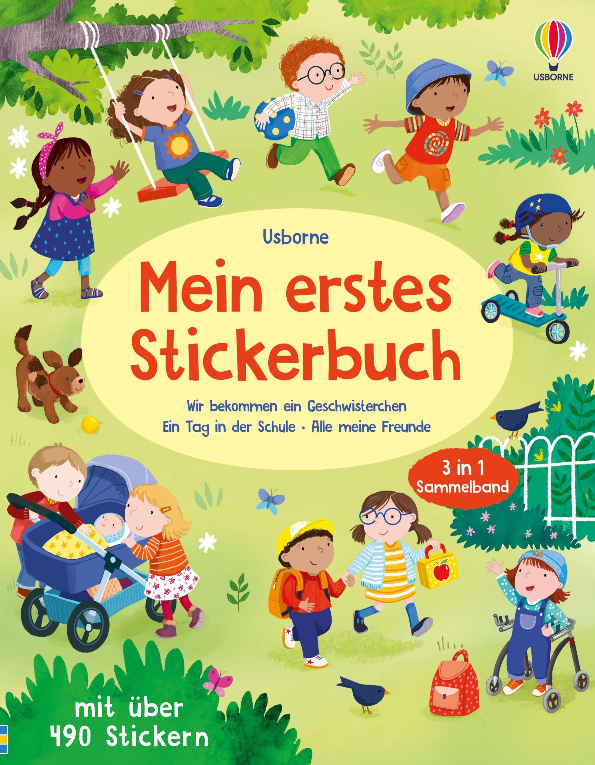 Cover: 9781035703616 | Mein erstes Stickerbuch: Wir bekommen ein Geschwisterchen, Ein Tag...