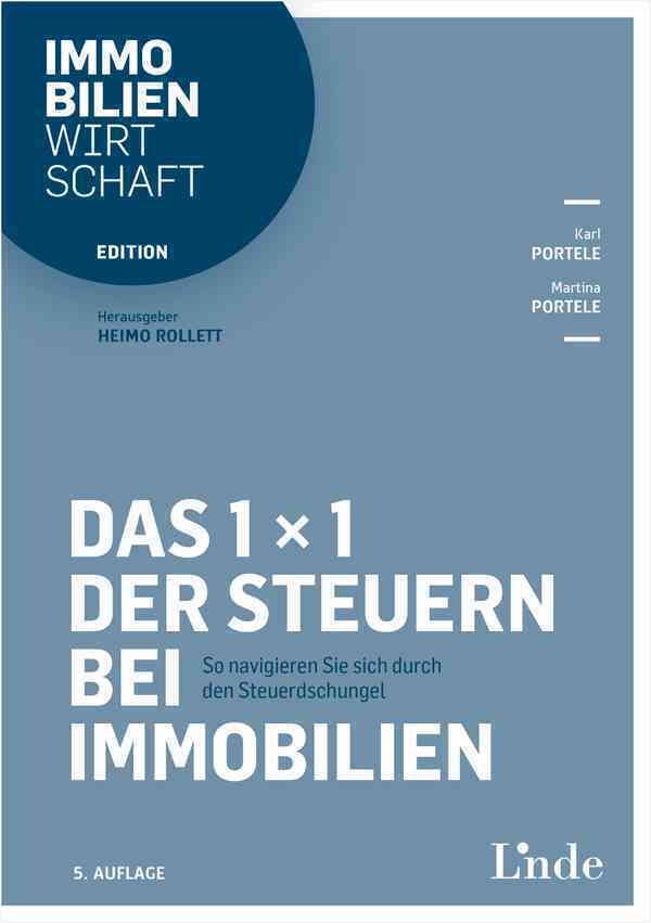 Cover: 9783707348330 | Das 1 x 1 der Steuern bei Immobilien | Karl Portele (u. a.) | Buch
