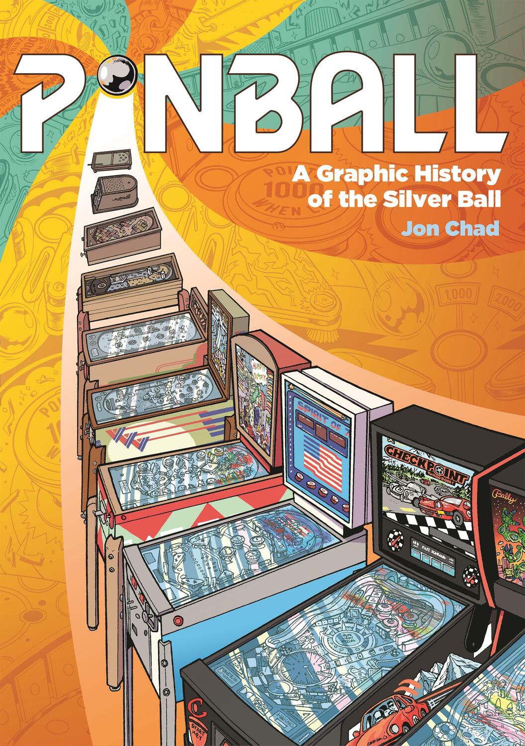 Cover: 9781250249210 | Pinball: A Graphic History of the Silver Ball | Jon Chad | Buch | 2022
