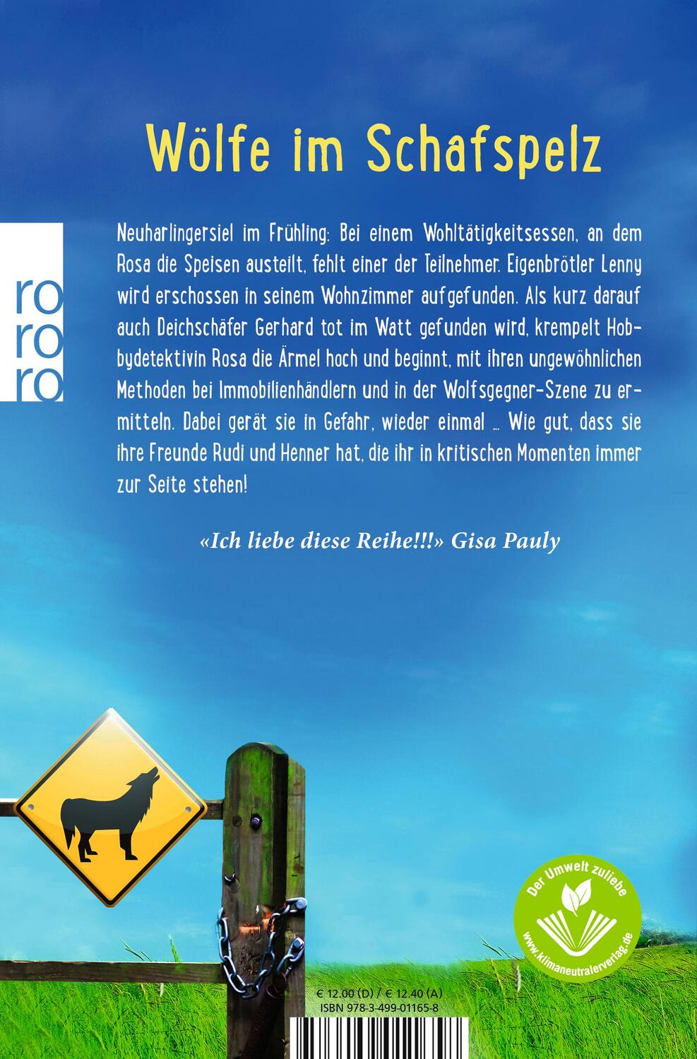 Rückseite: 9783499011658 | Tote Lämmer lügen nicht | Christiane Franke (u. a.) | Taschenbuch