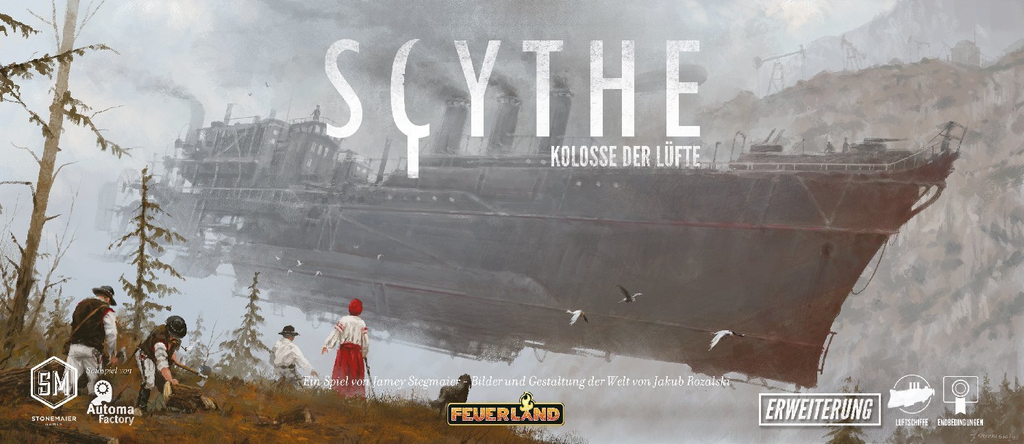 Cover: 706949635395 | Scythe: Kolosse der Lüfte (Spiel-Zubehör) | 2. Erweiterung zu "Scythe"