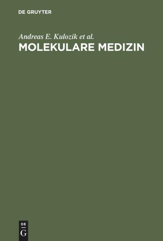 Cover: 9783110150971 | Molekulare Medizin | Grundlagen - Pathomechanismen - Klinik | Buch
