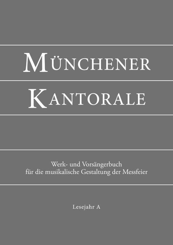Cover: 9783943135398 | Münchener Kantorale: Lesejahr A. Werkbuch | Buch | Münchener Kantorale