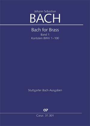 Cover: 9790007091897 | Bach for Brass 1: Kantaten I | Bach | Buch | 2008 | Carus Verlag