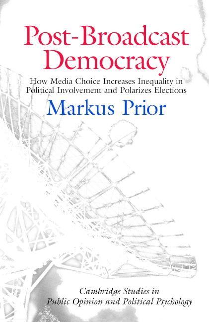 Cover: 9780521675338 | Post-Broadcast Democracy | Markus Prior | Taschenbuch | Paperback