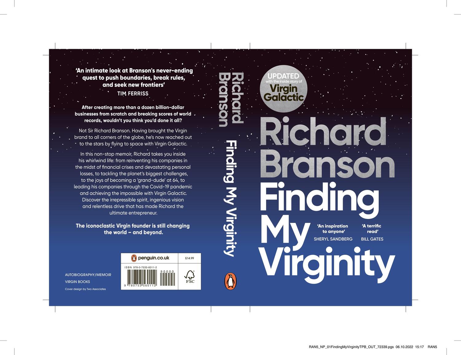 Rückseite: 9780753560112 | Finding My Virginity | The New Autobiography | Richard Branson | Buch