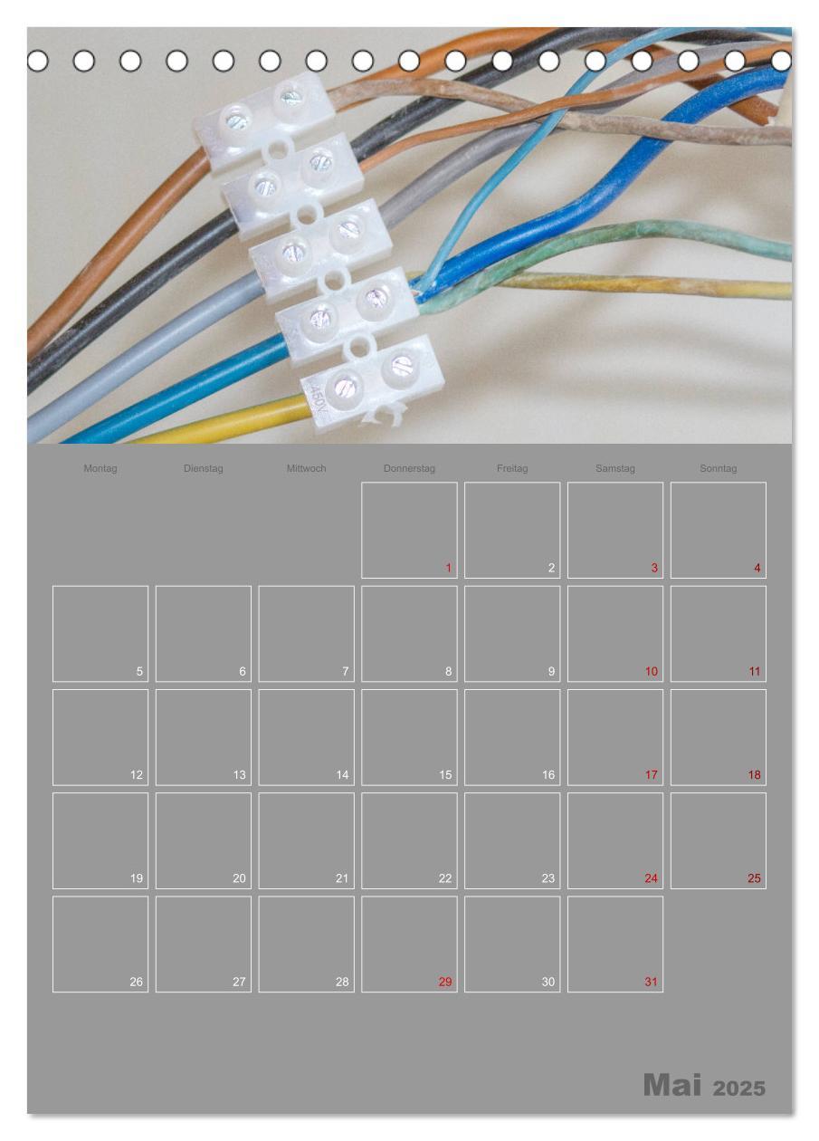 Bild: 9783435921621 | Brandgefährliche elektrische Anlagen (Tischkalender 2025 DIN A5...