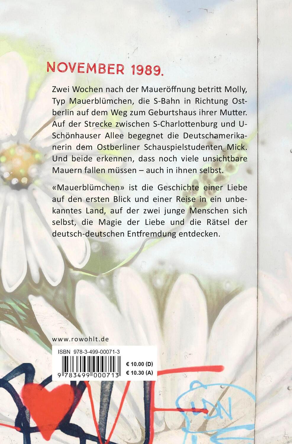 Rückseite: 9783733508609 | Mauerblümchen | Holly-Jane Rahlens | Taschenbuch | 160 S. | Deutsch