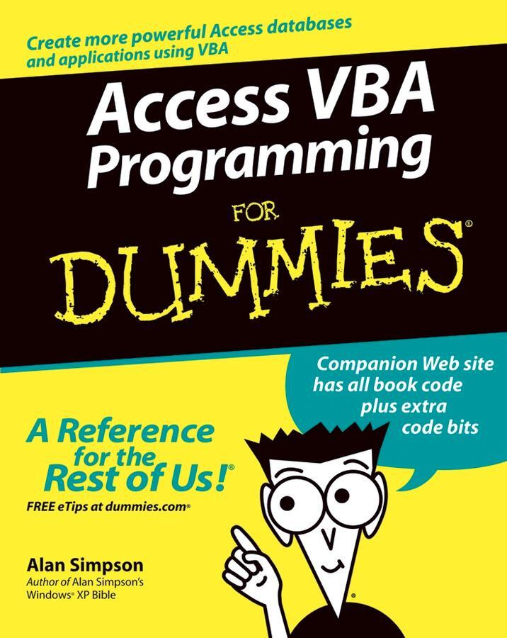 Cover: 9780764574115 | Access VBA Programming for Dummies | Alan Simpson | Taschenbuch | 2004