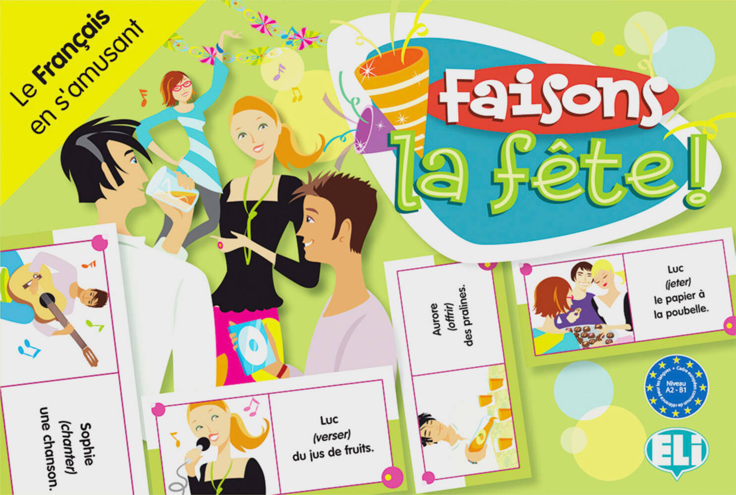 Cover: 9783125348004 | Faisons la fête! (Spiel) | Spiel | In Spielebox | Brettspiel | Deutsch