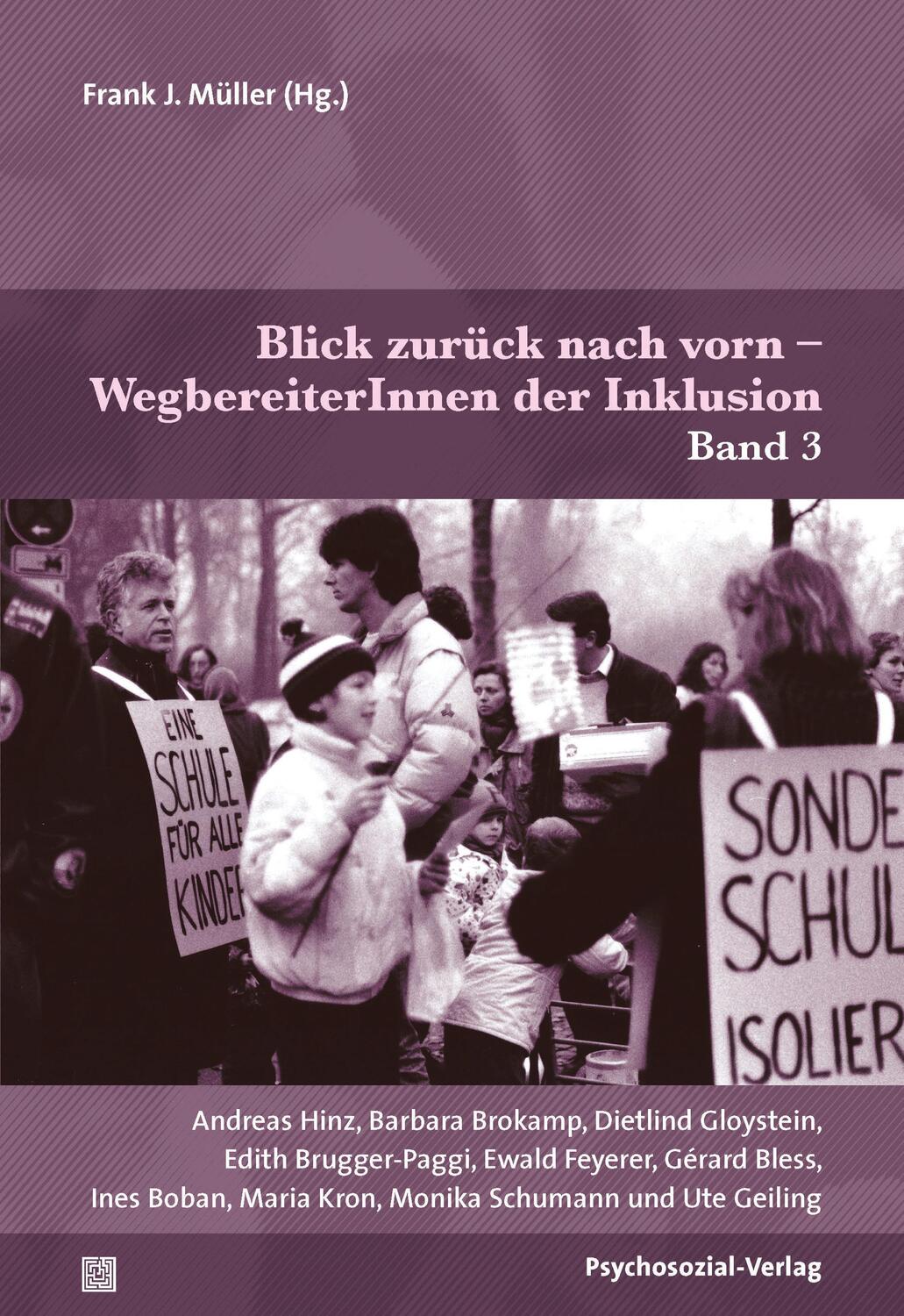 Cover: 9783837930979 | Blick zurück nach vorn -WegbereiterInnen der Inklusion | Müller | Buch