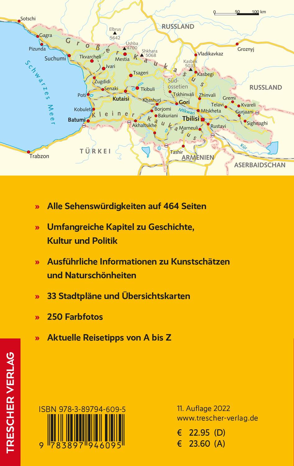 Rückseite: 9783897946095 | Reiseführer Georgien | Giorgi Kvastiani (u. a.) | Taschenbuch | 462 S.