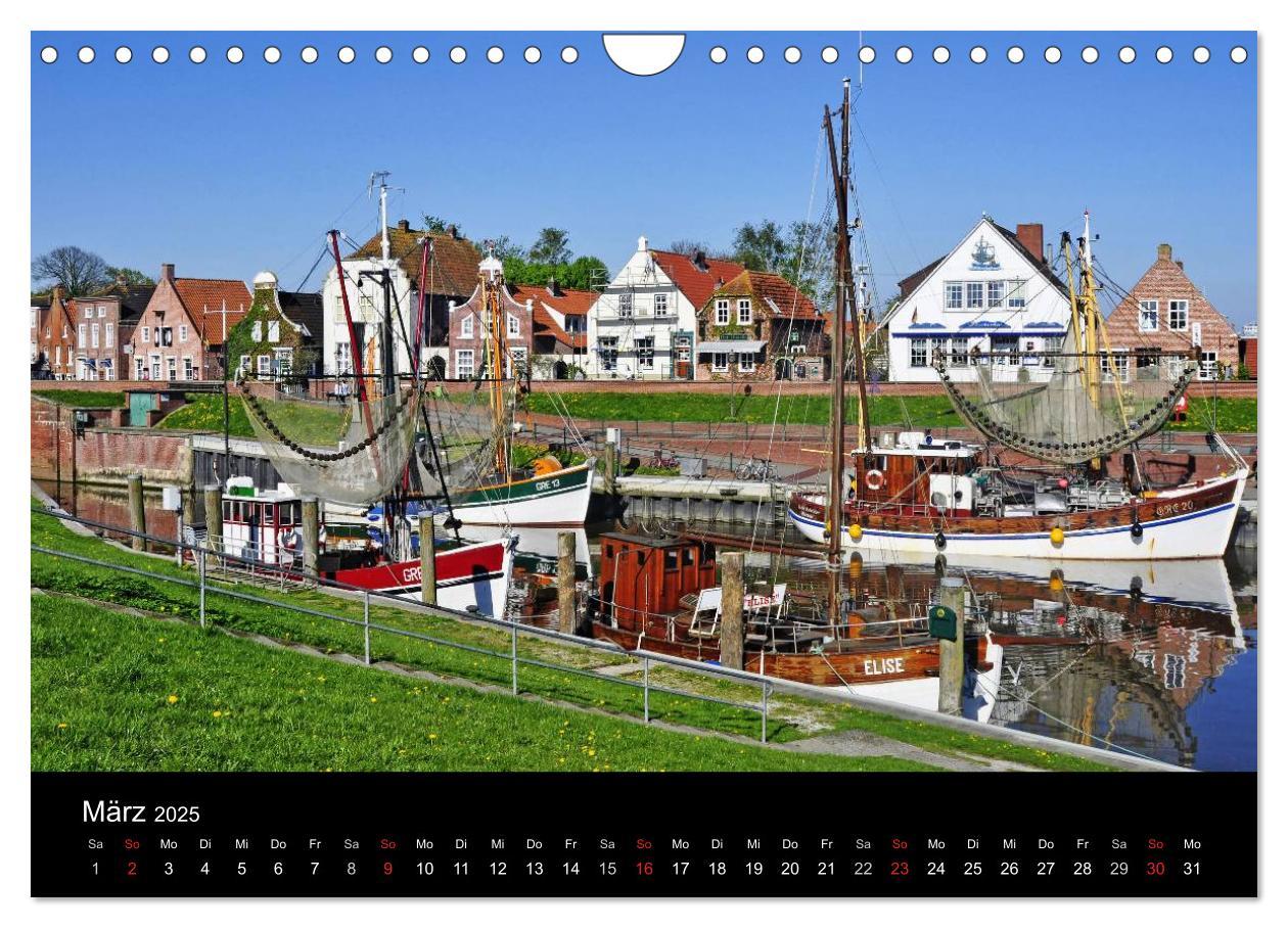 Bild: 9783435822690 | Ostfriesland (Wandkalender 2025 DIN A4 quer), CALVENDO Monatskalender