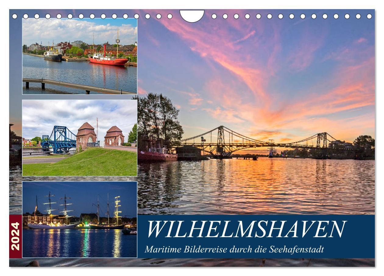Cover: 9783383057083 | Wilhelmshaven, maritime Bilderreise (Wandkalender 2024 DIN A4...