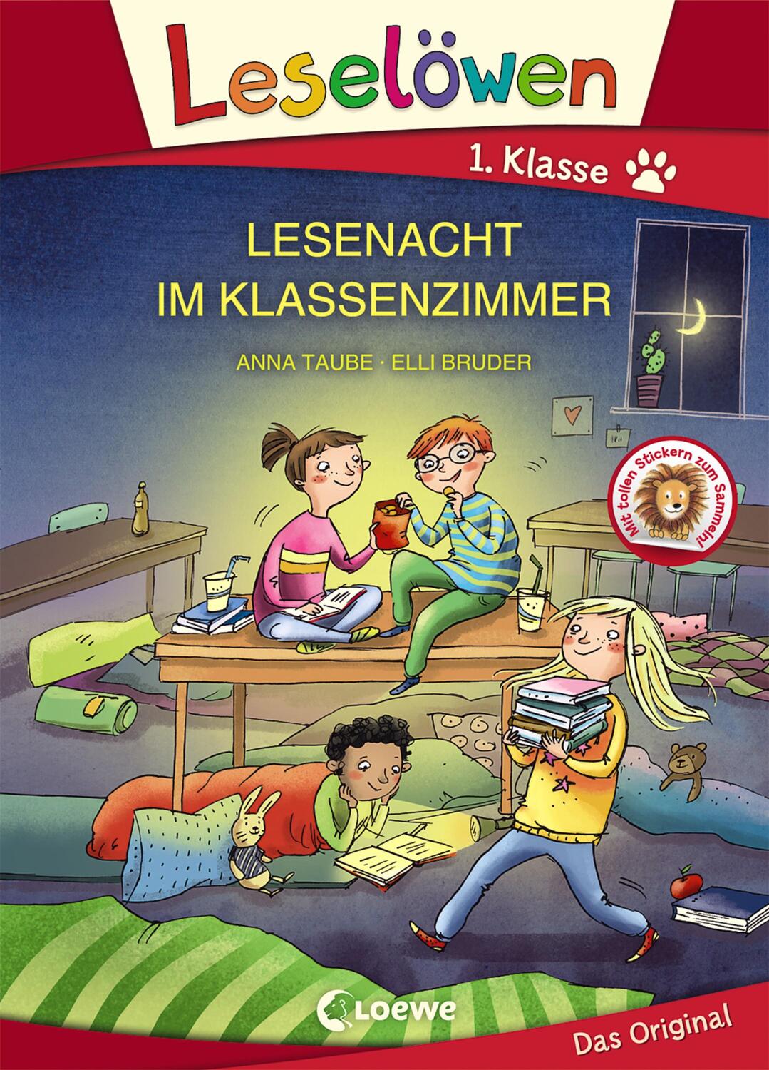 Cover: 9783743201378 | Leselöwen 1. Klasse - Lesenacht im Klassenzimmer | Anna Taube | Buch