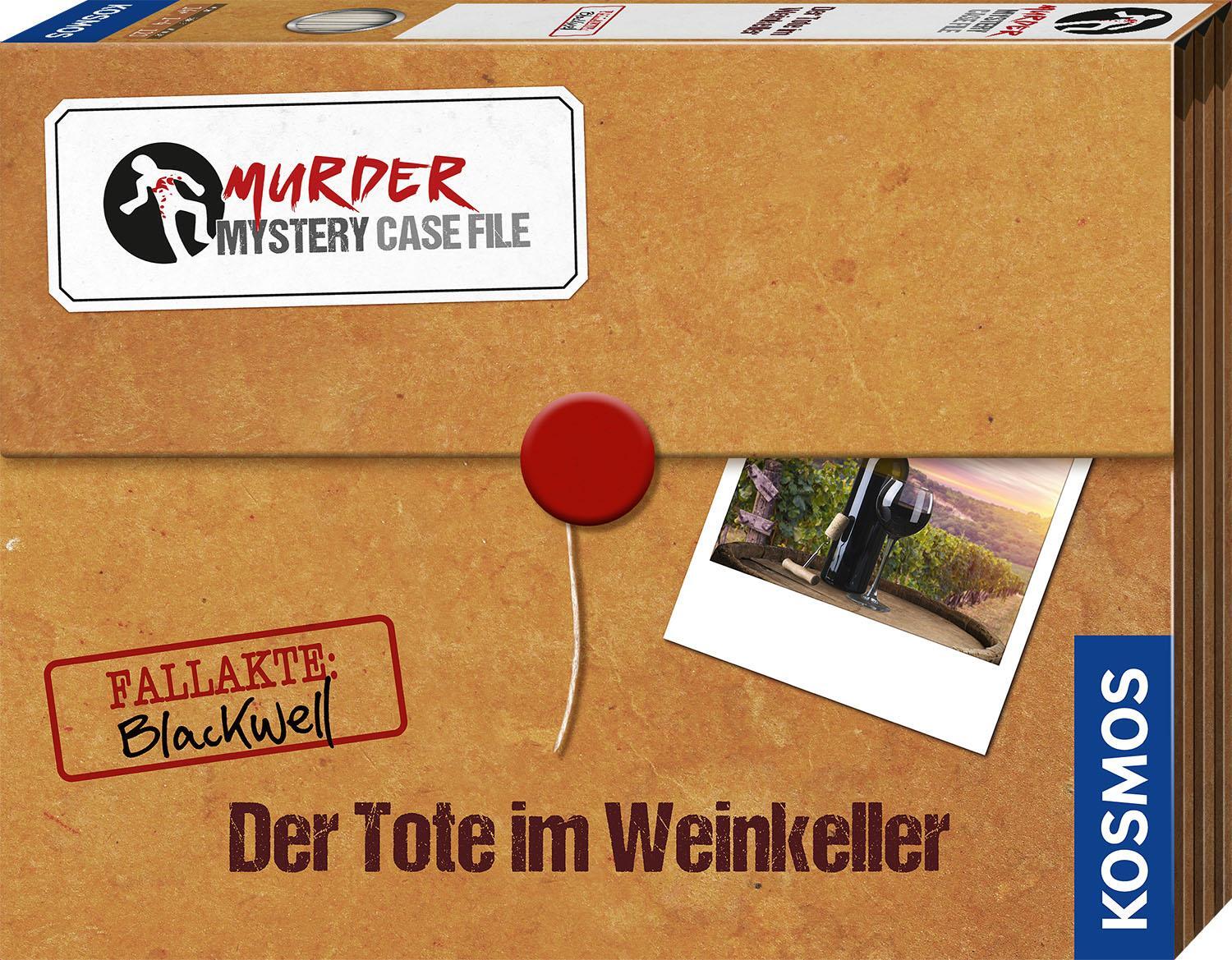 Cover: 4002051682163 | Murder Mystery Case File - Der Tote im Weinkeller | Spiel | Deutsch