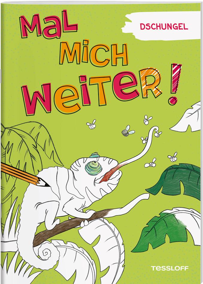 Cover: 9783788647155 | Mal mich weiter! Dschungel | Malen für Kinder ab 7 Jahren | Federer