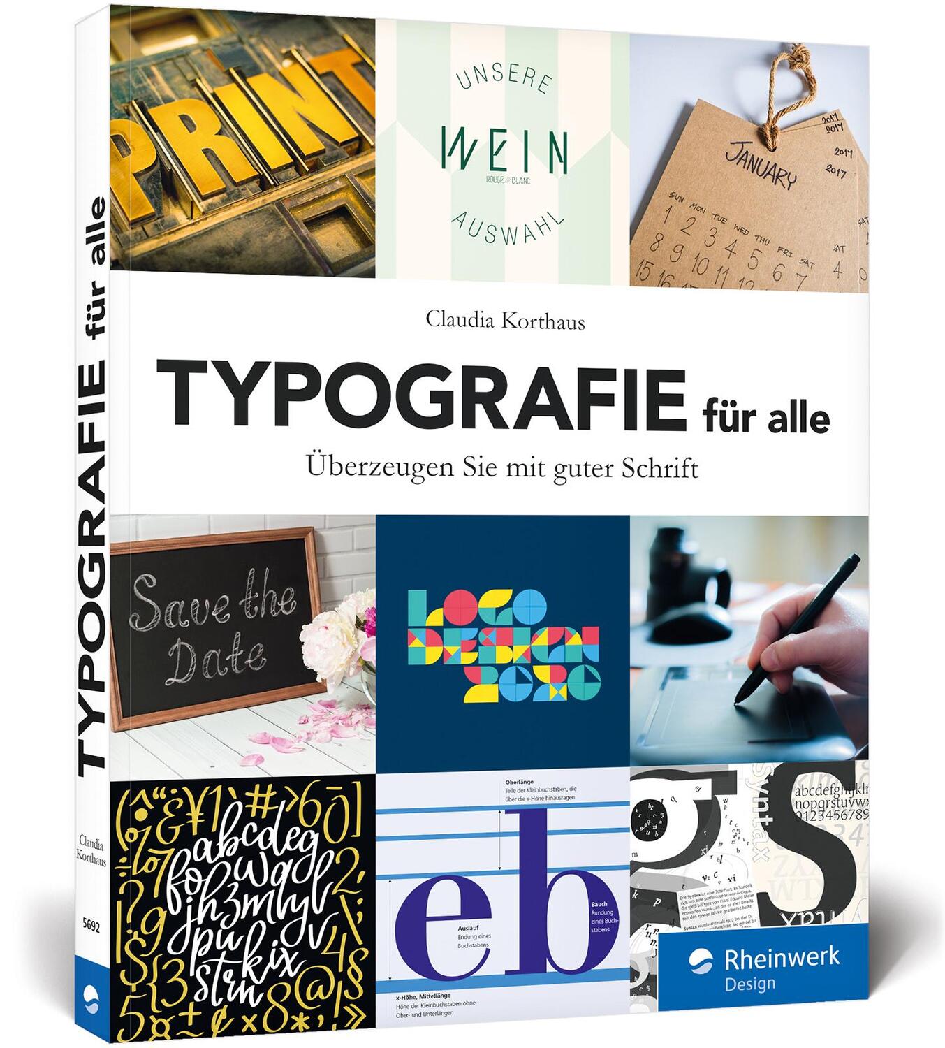 Cover: 9783836256926 | Typografie für alle | Claudia Korthaus | Taschenbuch | Deutsch | 2019