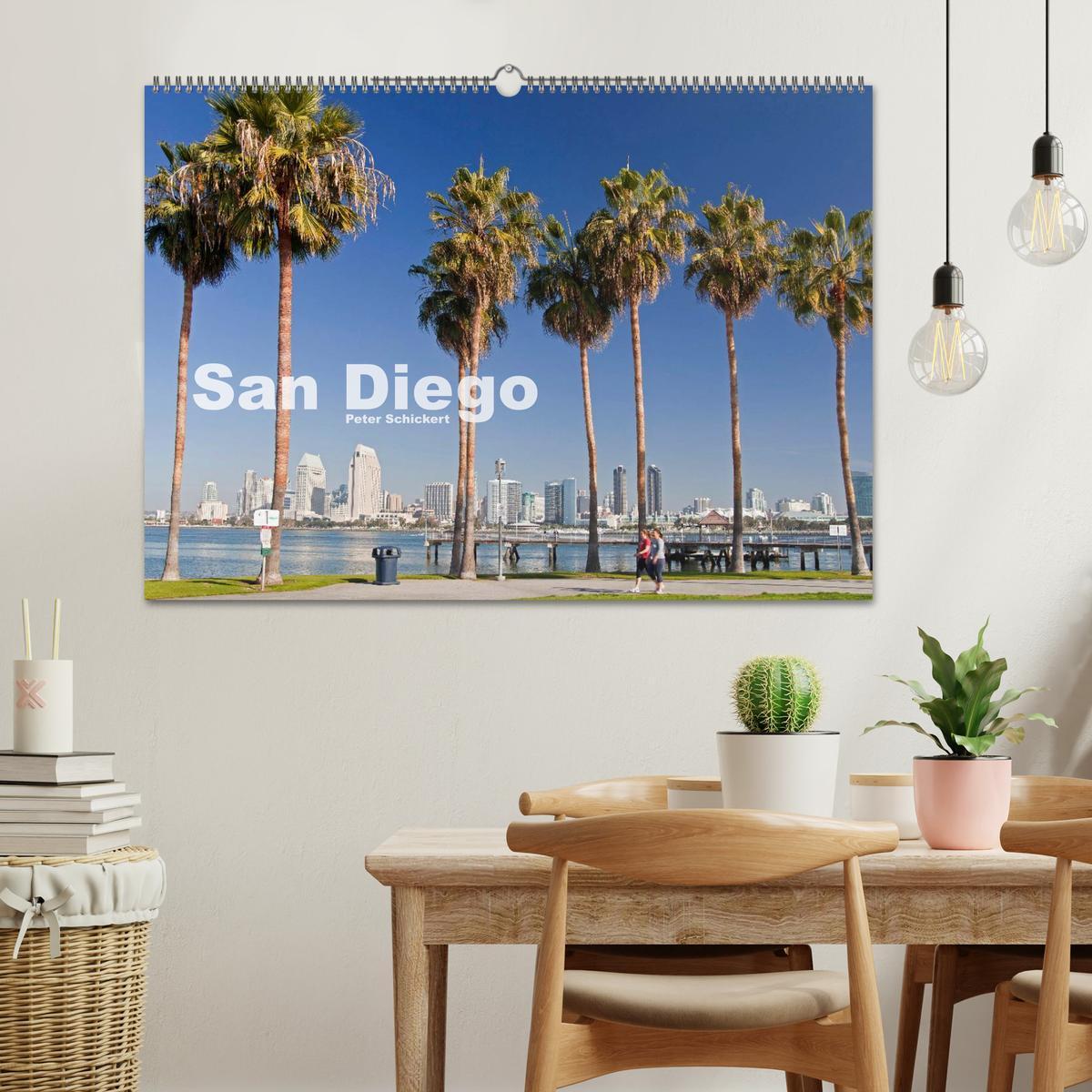 Bild: 9783435739431 | San Diego (Wandkalender 2025 DIN A2 quer), CALVENDO Monatskalender