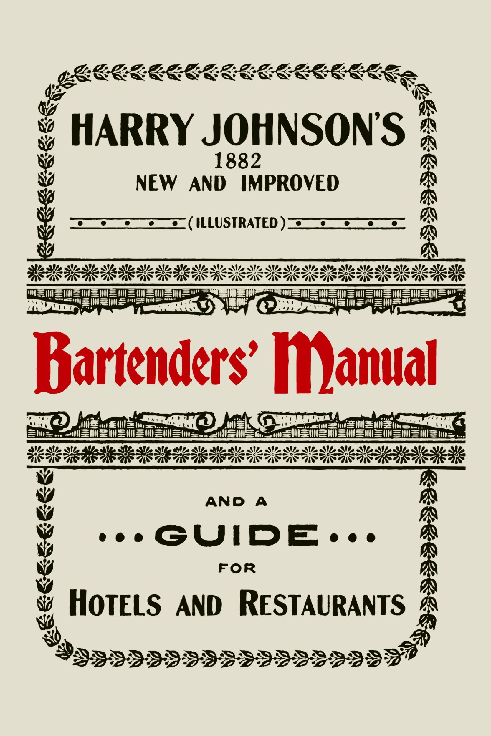 Cover: 9781614278061 | Harry Johnson's New and Improved Illustrated Bartenders' Manual | Buch