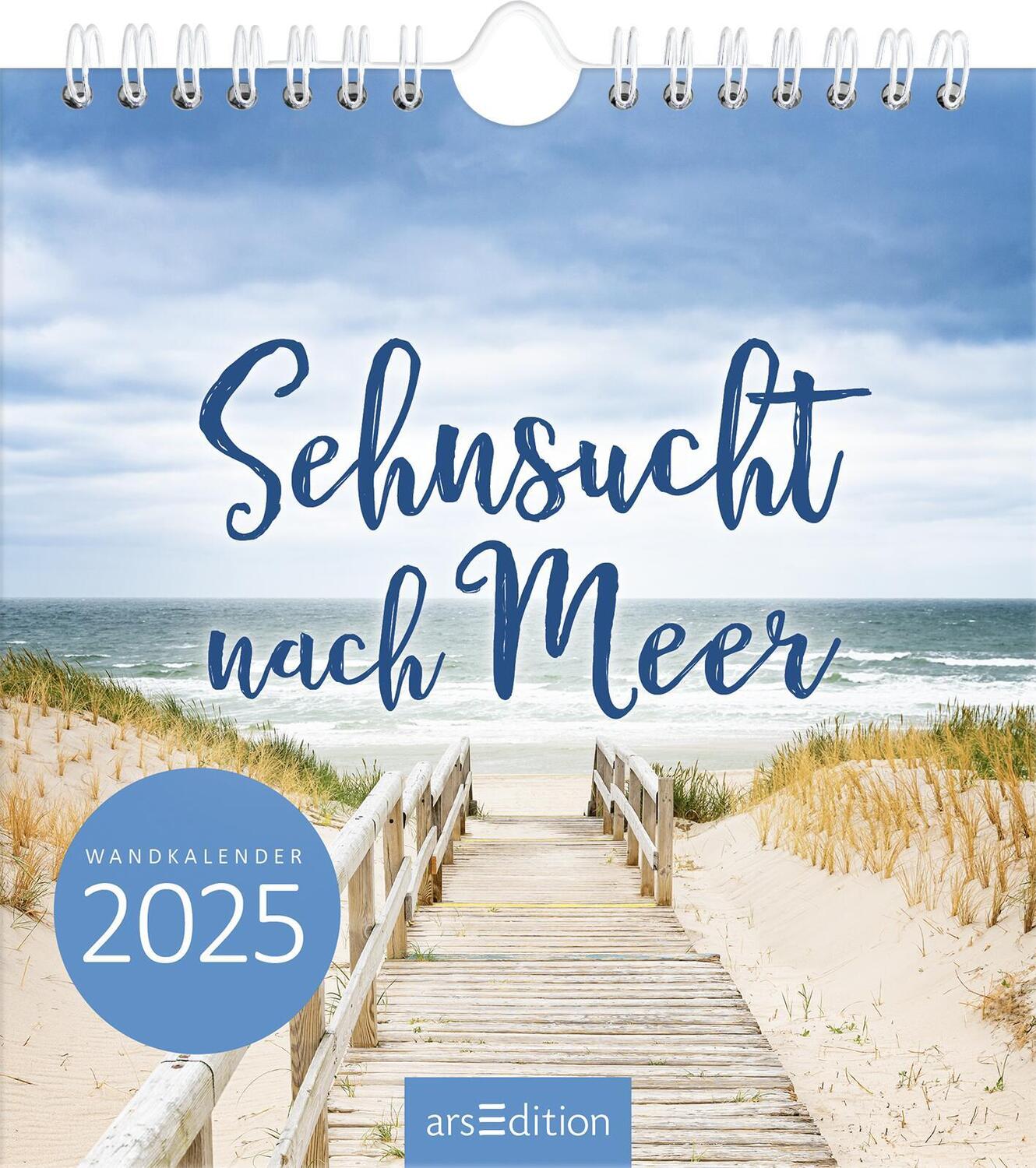 Cover: 4014489133674 | Wandkalender Sehnsucht nach Meer 2025 | Kalender | 26 S. | Deutsch