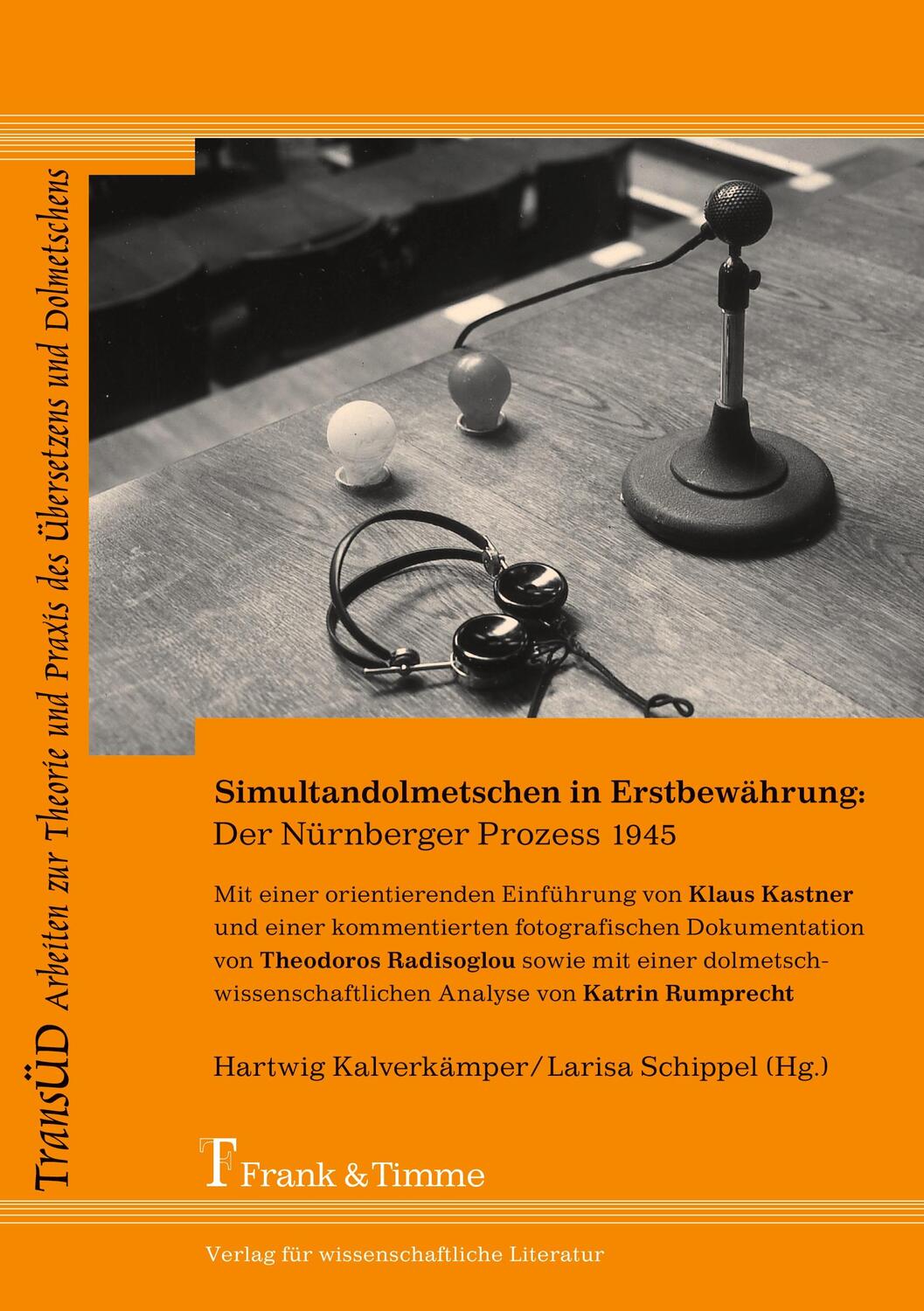 Cover: 9783865961617 | Simultandolmetschen in Erstbewährung: Der Nürnberger Prozess 1945