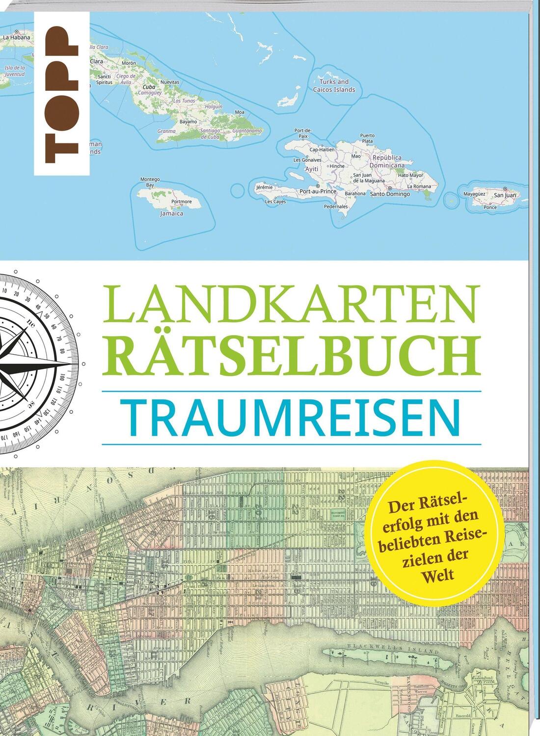 Cover: 9783772445330 | Landkarten Rätselbuch - Traumreisen | Norbert Pautner | Taschenbuch