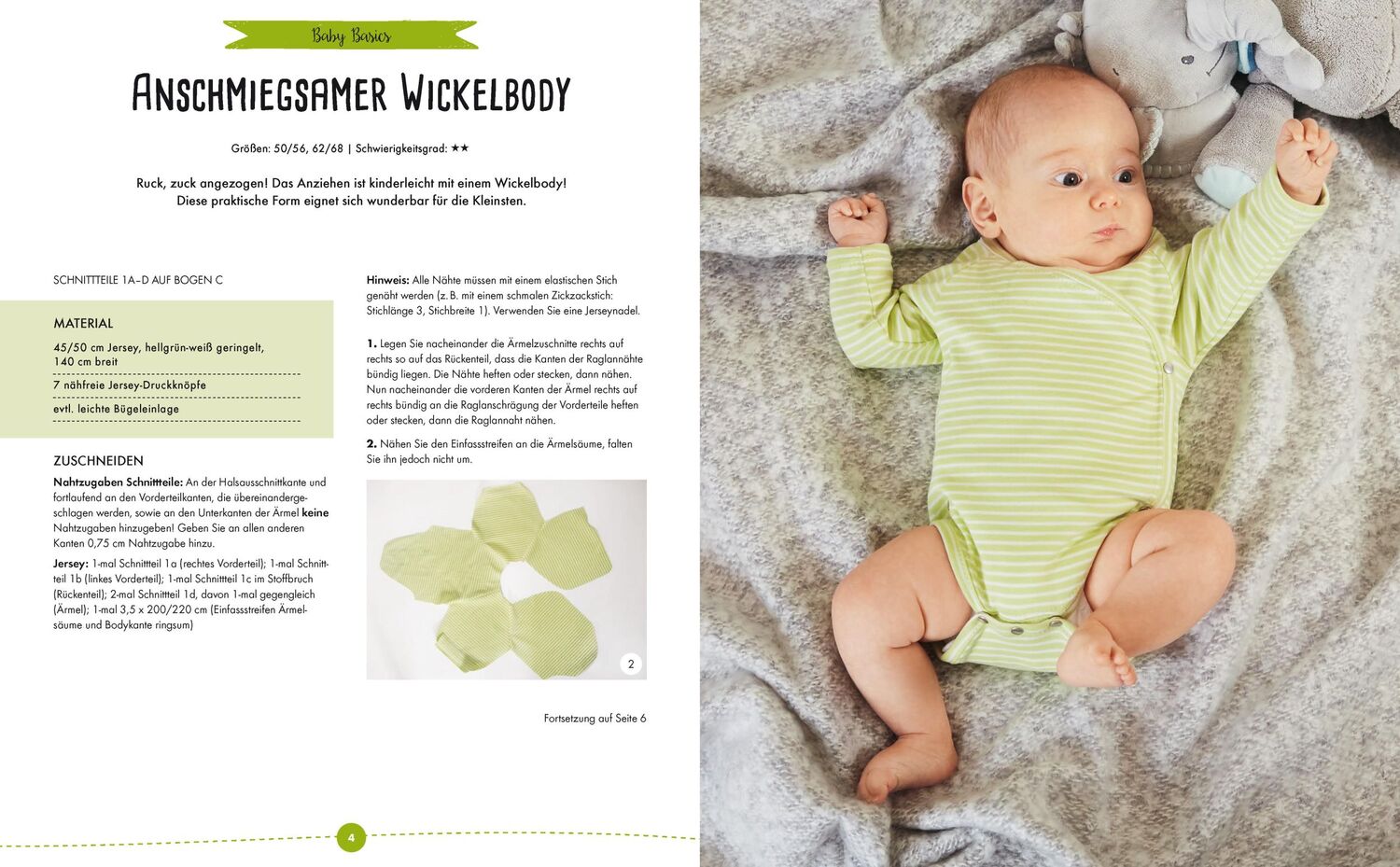 Bild: 9783625191834 | Jersey &amp; Co. kinderleicht - Nähen für Babys und Kleinkinder | Buch