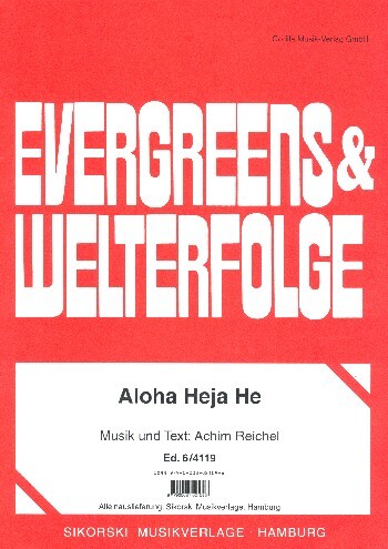 Cover: 9790003021096 | Aloha Heja He | Achim Reichel | Buch | Sikorski Edition