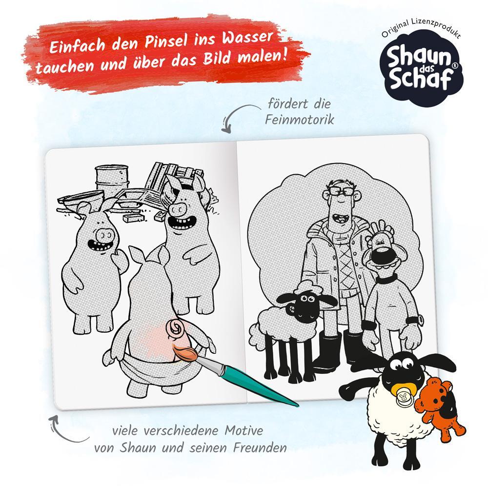 Bild: 9783988023582 | Trötsch Shaun das Schaf Zaubermalbuch | Malbuch Ausmalbuch | KG | Buch