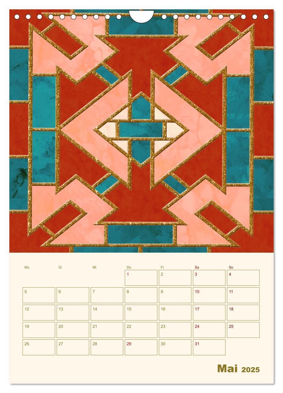 Bild: 9783435853809 | Art Deco Planer (Wandkalender 2025 DIN A4 hoch), CALVENDO...