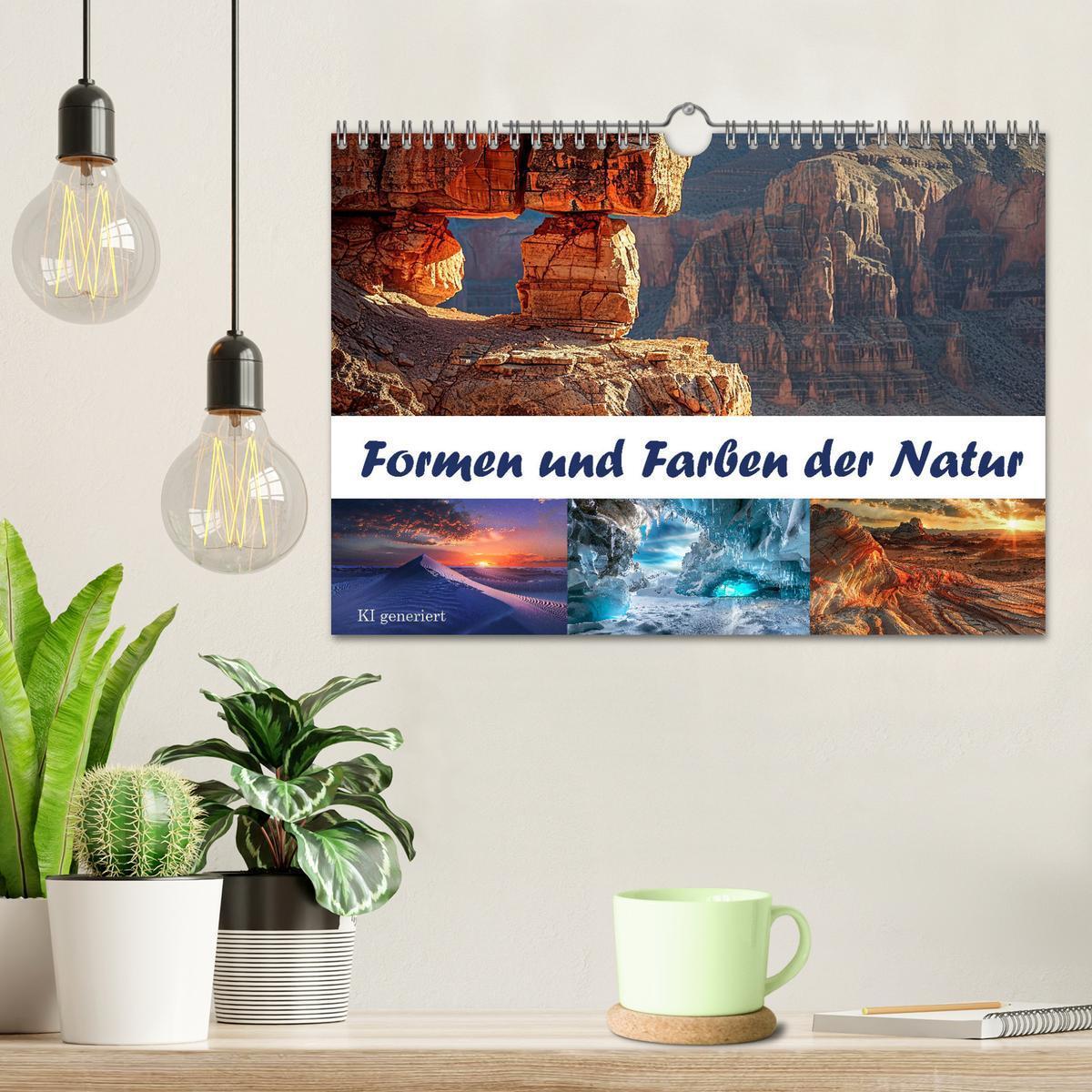 Bild: 9783435720415 | Formen und Farben der Natur (Wandkalender 2025 DIN A4 quer),...