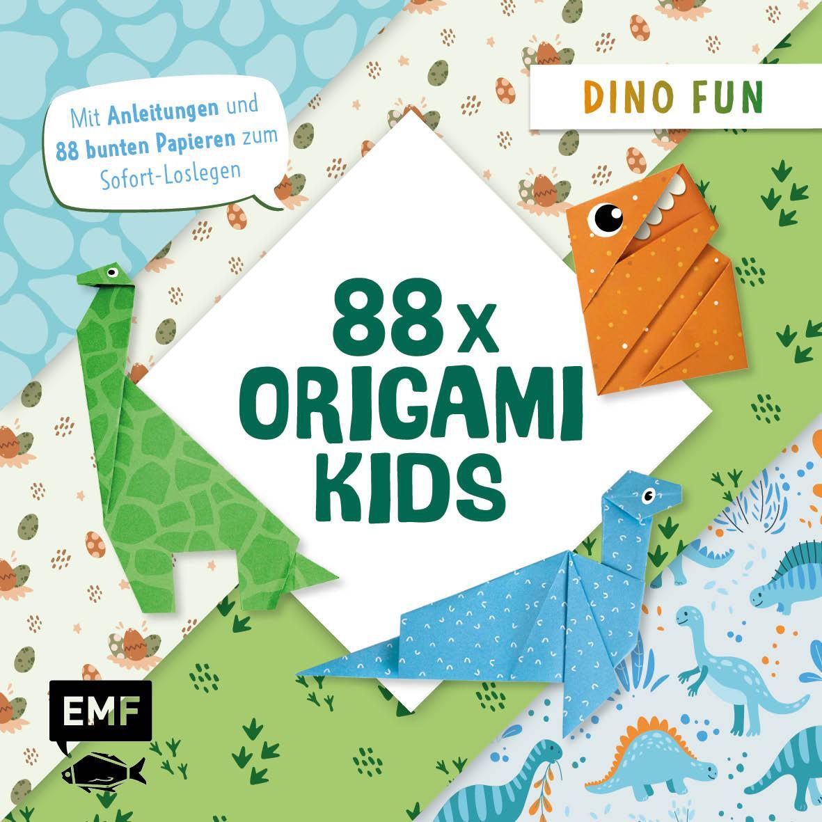 Cover: 9783745915853 | 88 x Origami Kids - Dino Fun | Thade Precht | Taschenbuch | Deutsch