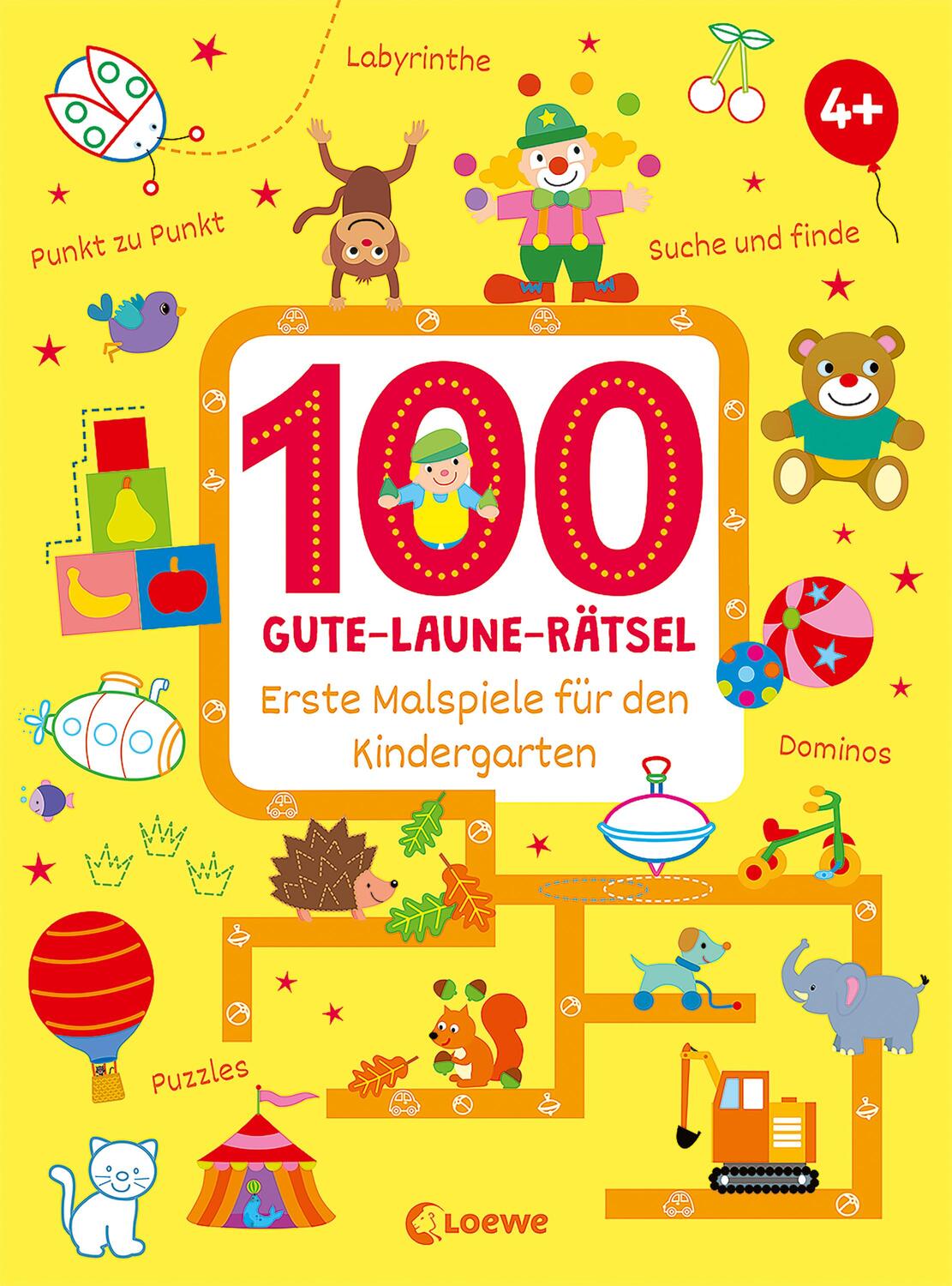 Cover: 9783743212701 | 100 Gute-Laune-Rätsel - Erste Malspiele für den Kindergarten | Buch