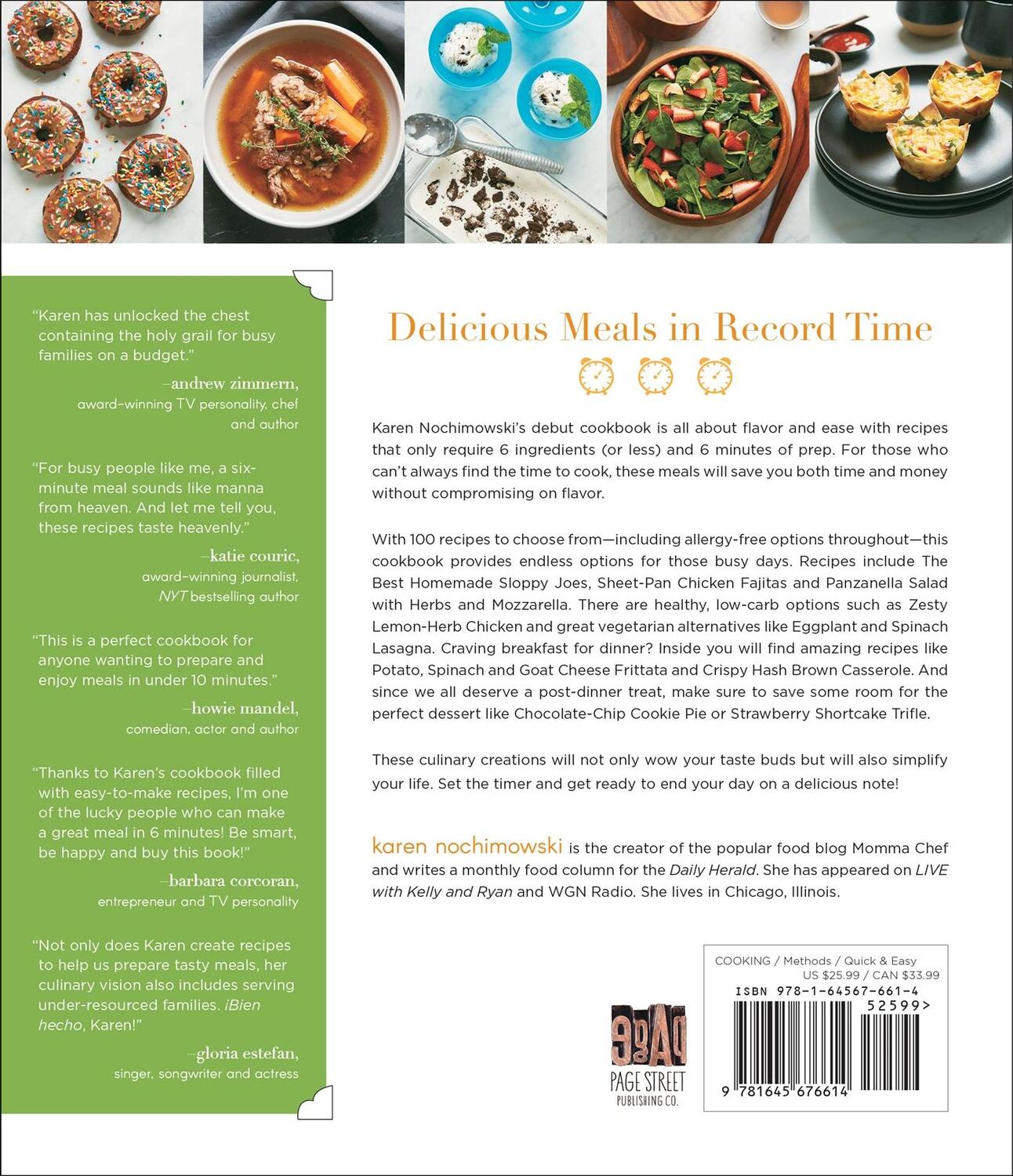 Rückseite: 9781645676614 | 6-Minute Dinners (and More!) | Karen Nochimowski | Taschenbuch | 2022