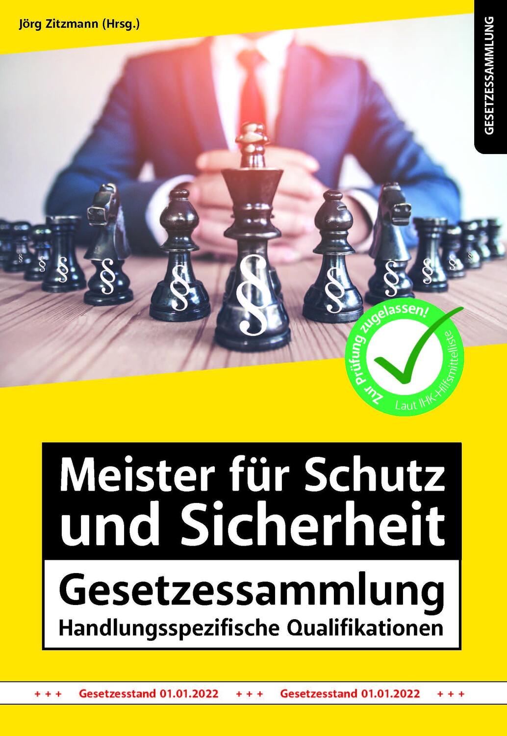 Cover: 9783961551903 | Meister für Schutz und Sicherheit Gesetzessammlung -...