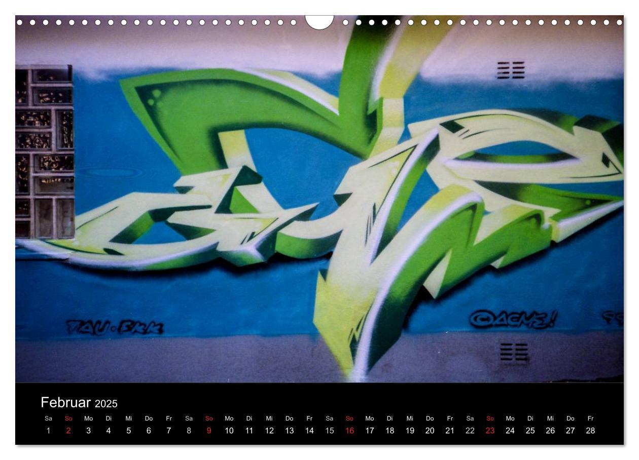 Bild: 9783435770816 | Graffiti - Kunst aus der Dose (Wandkalender 2025 DIN A3 quer),...