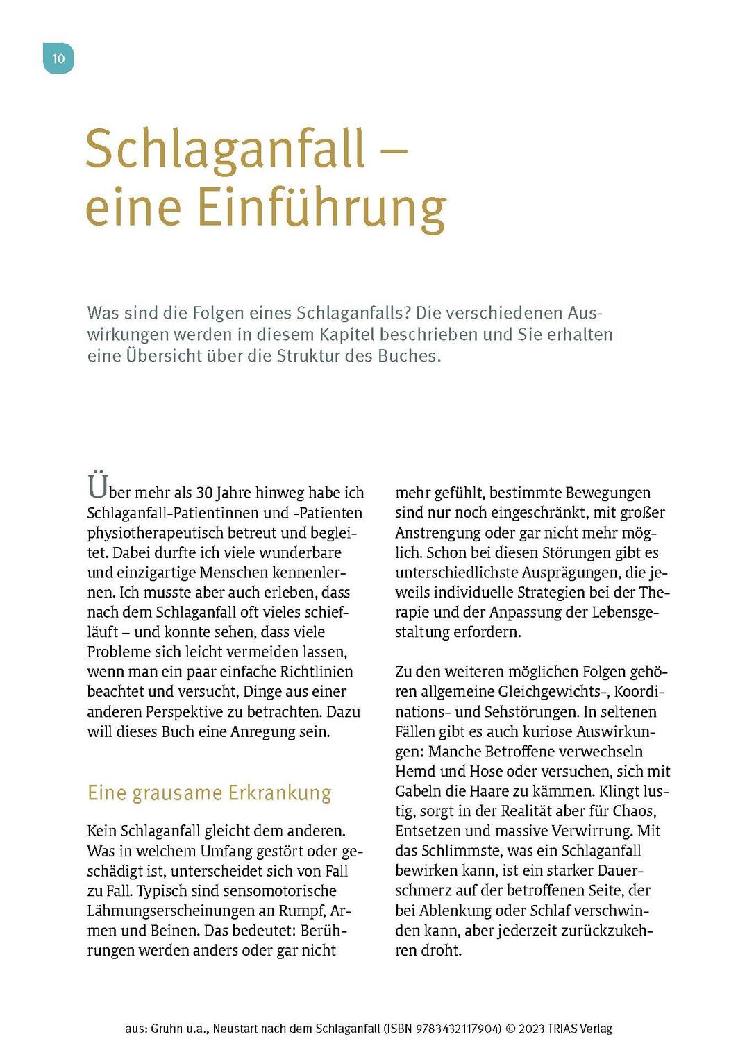 Bild: 9783432117904 | Neustart nach dem Schlaganfall | Helmut Gruhn (u. a.) | Taschenbuch