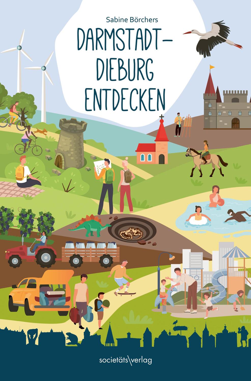 Cover: 9783955424473 | Darmstadt-Dieburg entdecken | Sabine Börchers | Taschenbuch | 208 S.