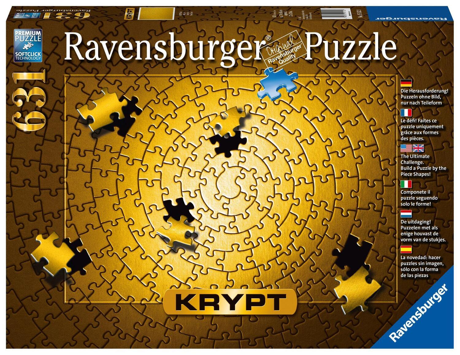 Cover: 4005556151523 | Krypt Gold. Puzzle 631 Teile | Spiel | Deutsch | 2019 | Ravensburger