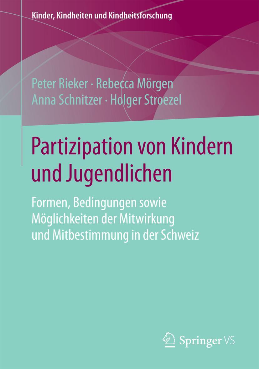 Cover: 9783658109905 | Partizipation von Kindern und Jugendlichen | Peter Rieker (u. a.) | x