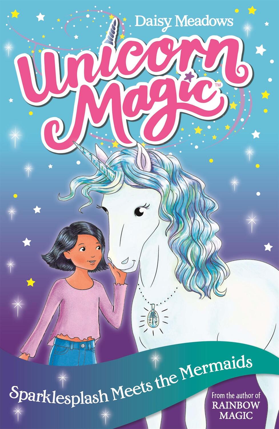 Cover: 9781408356982 | Unicorn Magic: Sparklesplash Meets the Mermaids | Series 1 Book 4