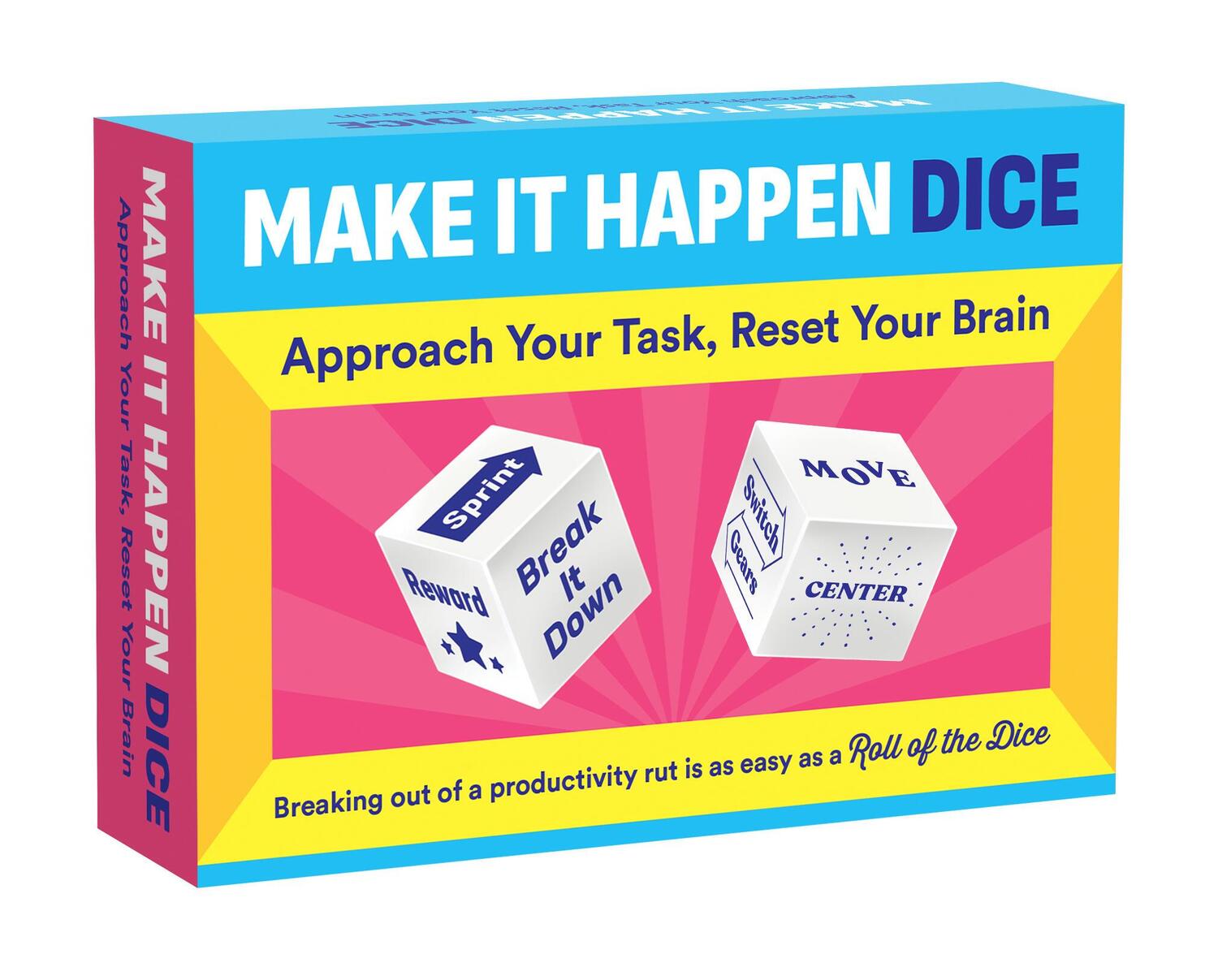 Cover: 9781797227580 | Make It Happen Dice | Approach Your Task, Reset Your Brain | Books