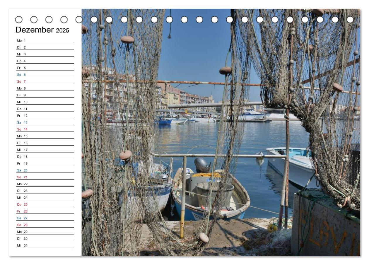 Bild: 9783435444458 | Sète - Das Venedig des Languedoc (Tischkalender 2025 DIN A5 quer),...