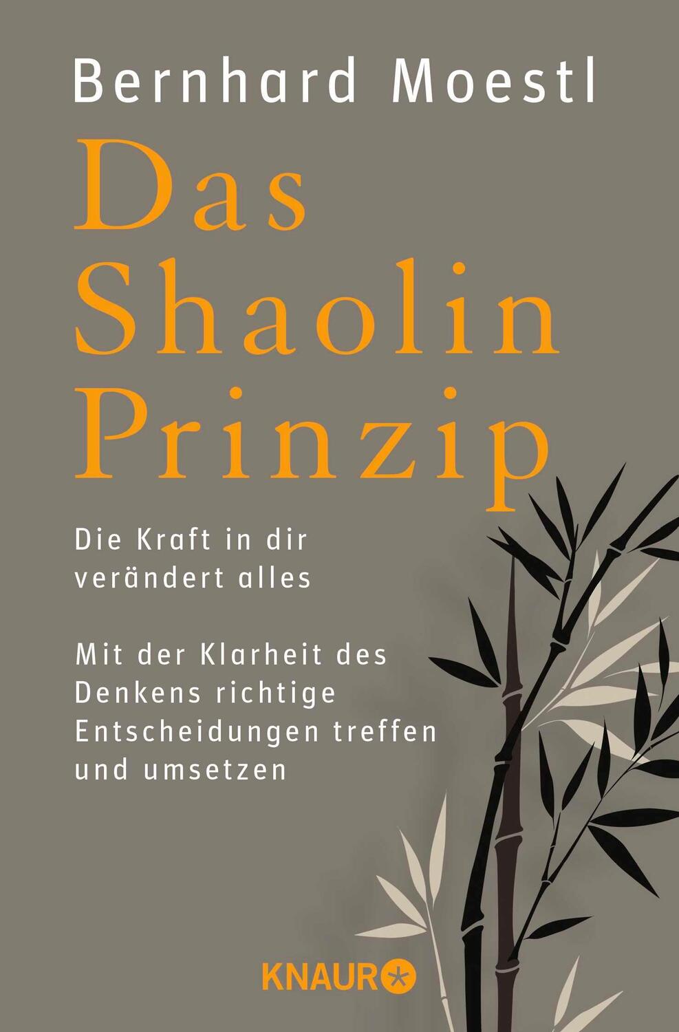 Cover: 9783426785539 | Das Shaolin-Prinzip | Bernhard Moestl | Taschenbuch | Paperback | 2015