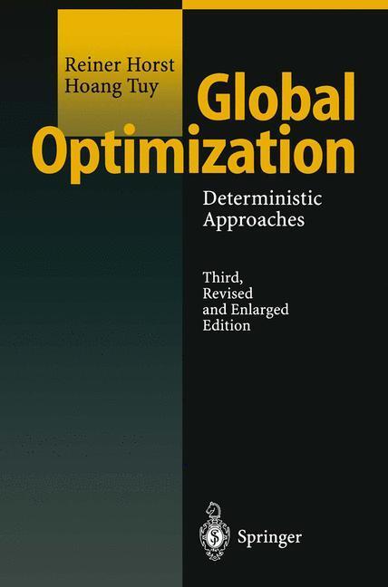 Cover: 9783540610380 | Global Optimization | Deterministic Approaches | Hoang Tuy (u. a.)