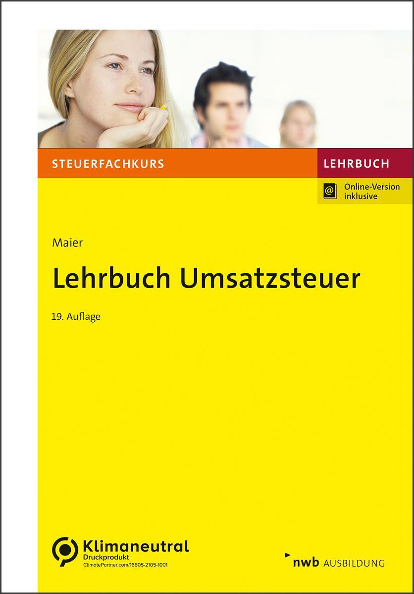 Cover: 9783482575891 | Lehrbuch Umsatzsteuer | Alexandra Maier | Bundle | Steuerfachkurs