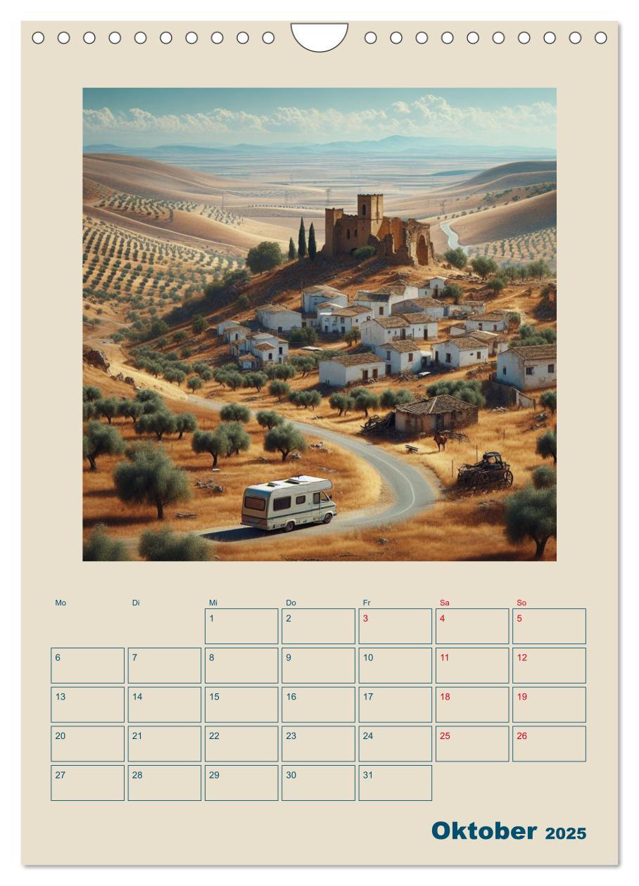 Bild: 9783383784866 | Traumreisen im Wohnmobil (Wandkalender 2025 DIN A4 hoch), CALVENDO...