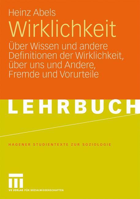 Cover: 9783531167732 | Wirklichkeit | Heinz Abels | Taschenbuch | Studientexte zur Soziologie